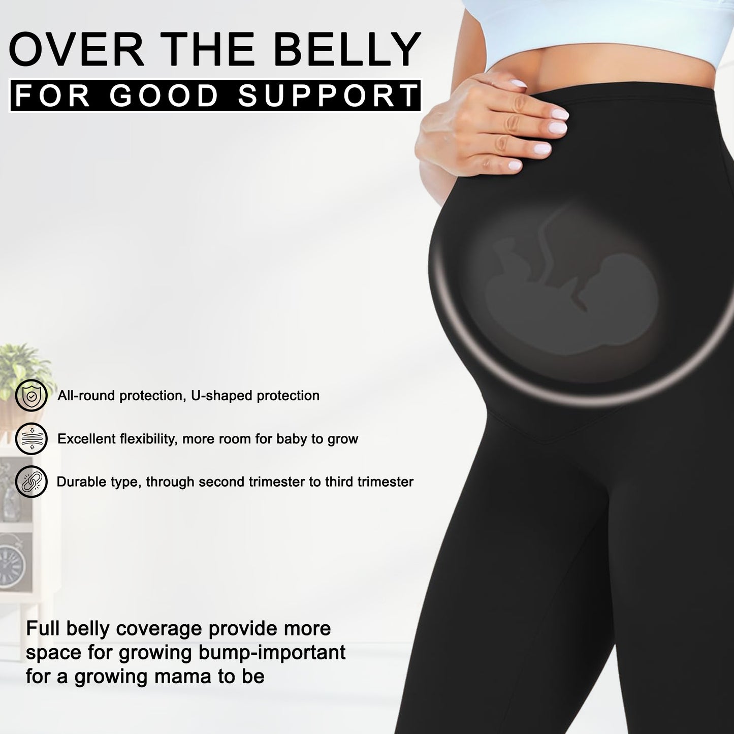 Maternity Full Length Cotton Tights