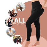 High Waist Full-Length Cotton Tights