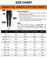 Ladies Full Length Cotton Tights
