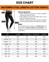 Maternity Full Length Cotton Tights