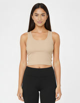 Women Sleeveless Crop Top