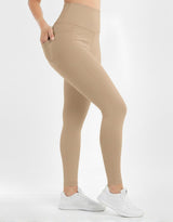 High Waist Full-Length Cotton Tights