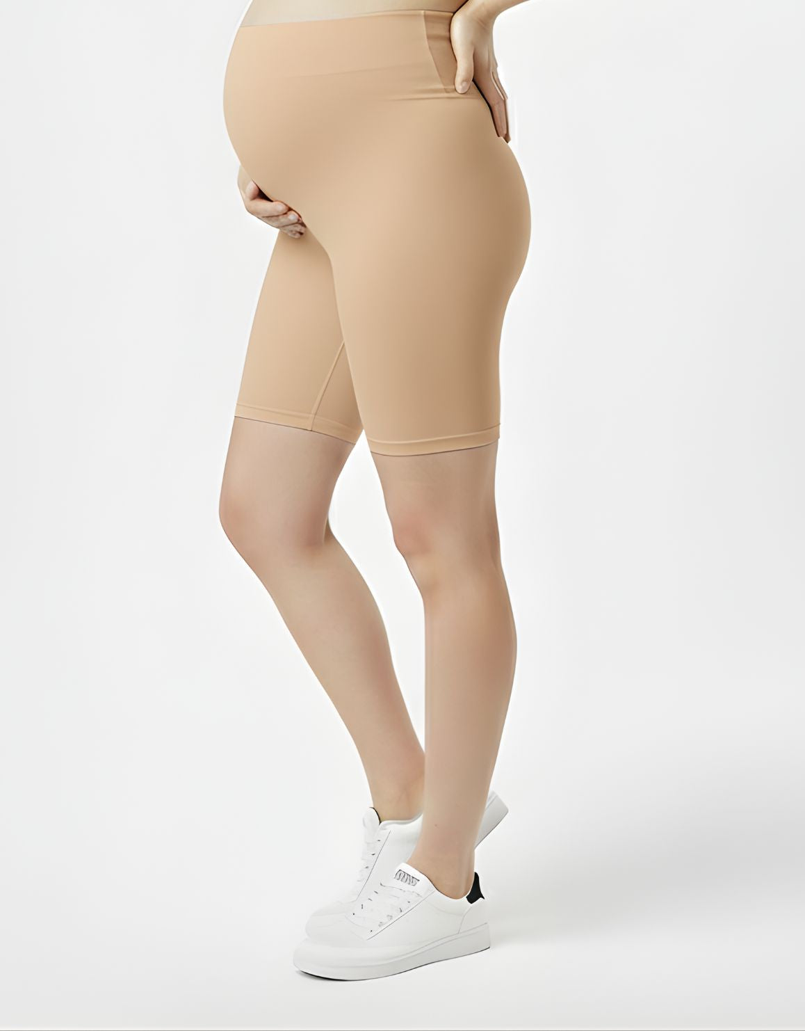 Maternity Half Length Cotton Tights